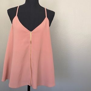 Windsor - Zip Up Tank - Orange